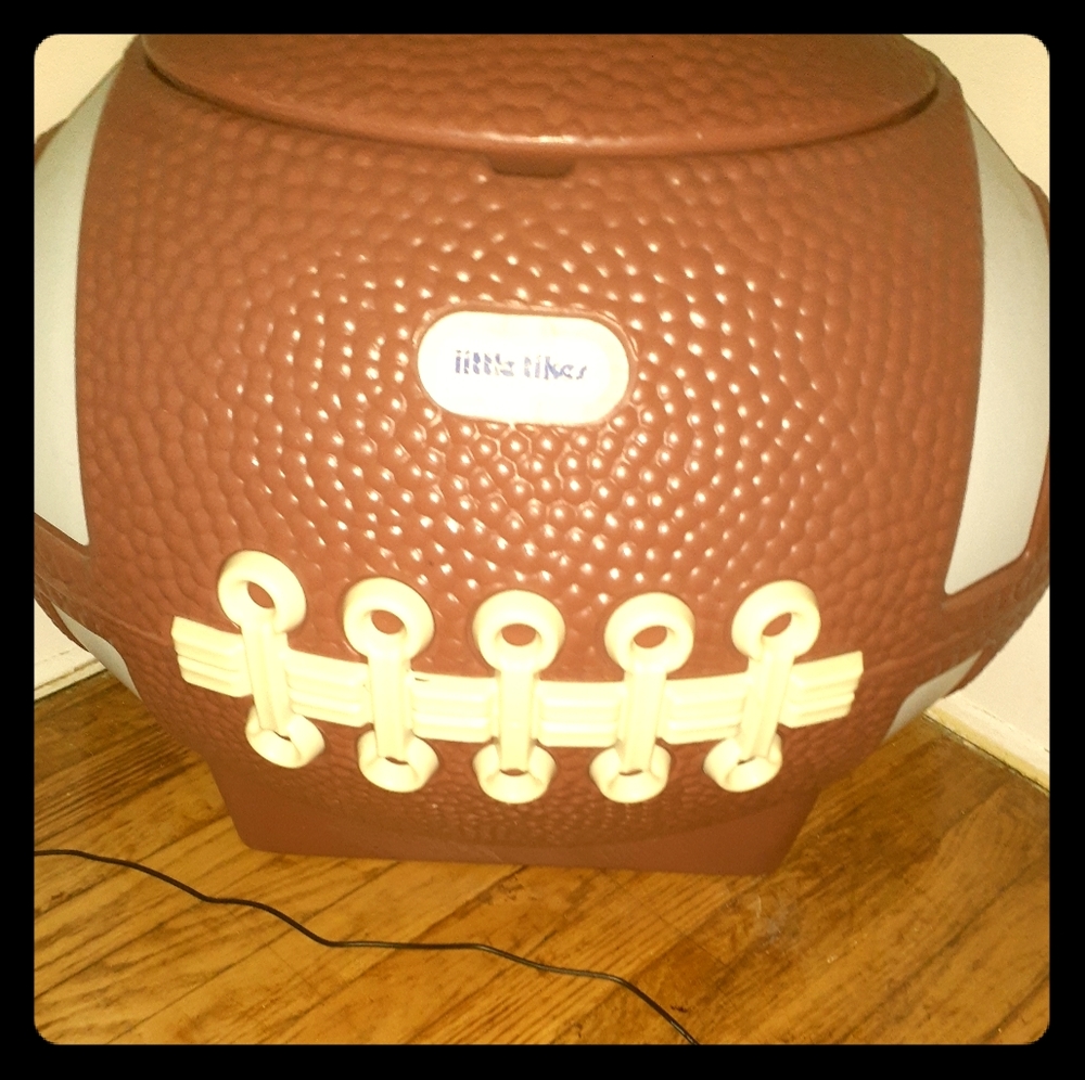 Vintage Little Tykes Football Toy Chest